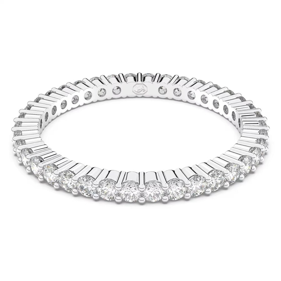 Swarovski Okouzlující třpytivý prsten s krystaly Swarovski Vittore 500777 52 mm - Prsteny Prsteny s kamínkem