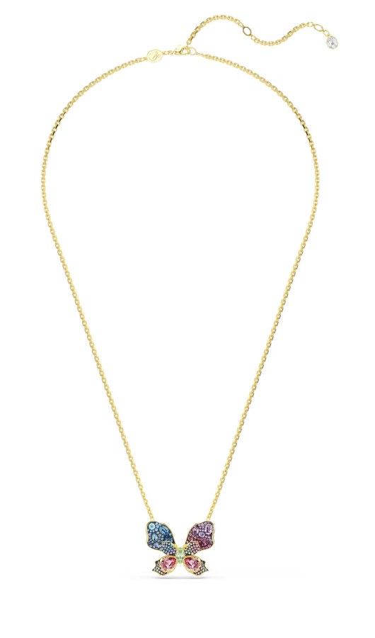 Swarovski Pozlacená sada šperků Motýl Idyllia 5709951 (náhrdelník, brož) - Sety šperků Soupravy šperků