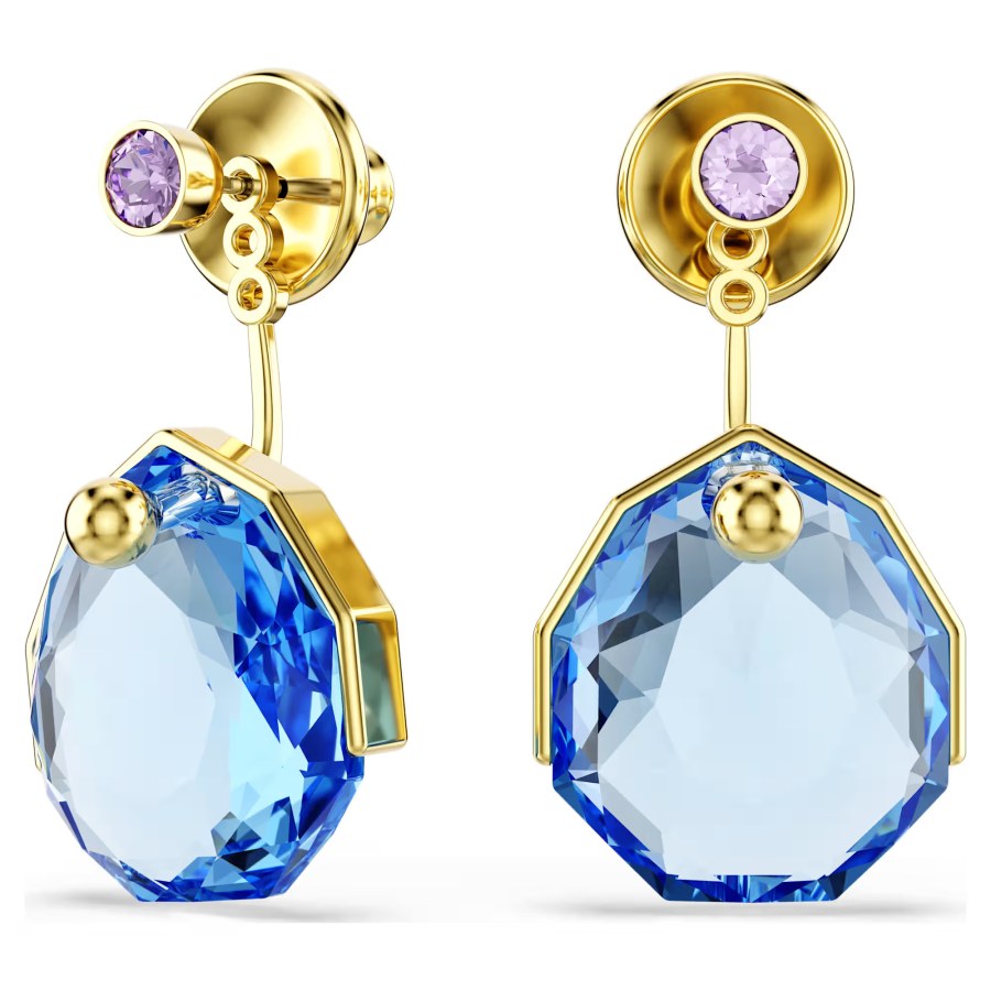 Swarovski Úchvatné náušnice 2v1 s&nbsp;krystaly Swarovski Gema 5737449 - Náušnice Visací náušnice