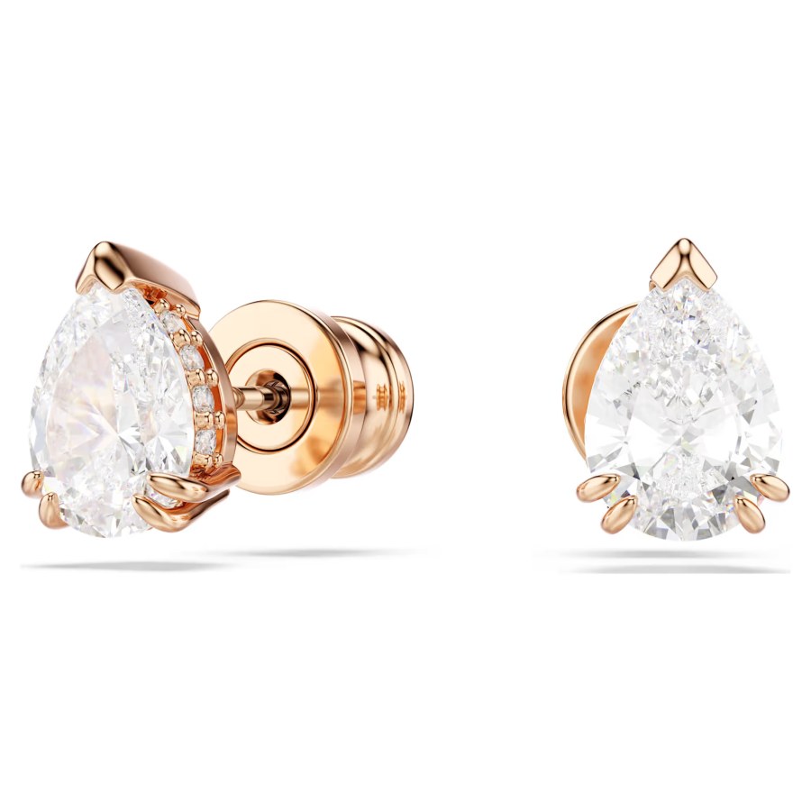 Swarovski Pozlacené peckové náušnice se zirkonem Stilla 5734248 - Náušnice Pecky