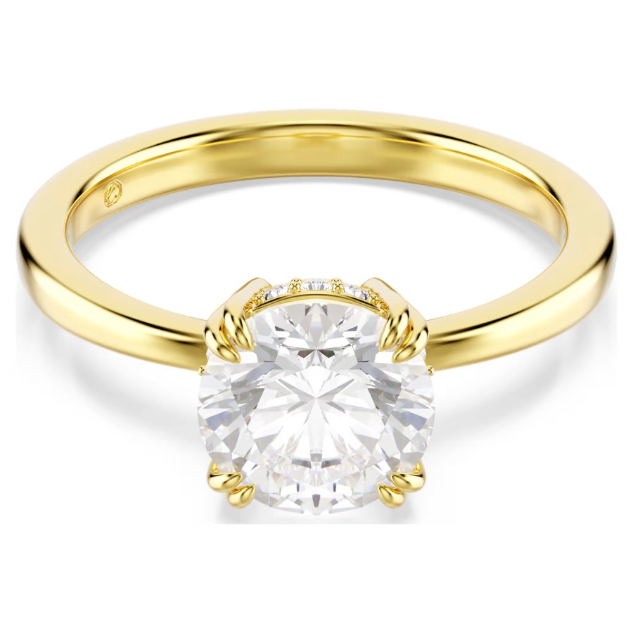 Swarovski Pozlacený koktejlový prsten Stilla 572333 50 mm - Prsteny Prsteny s&nbsp;kamínkem