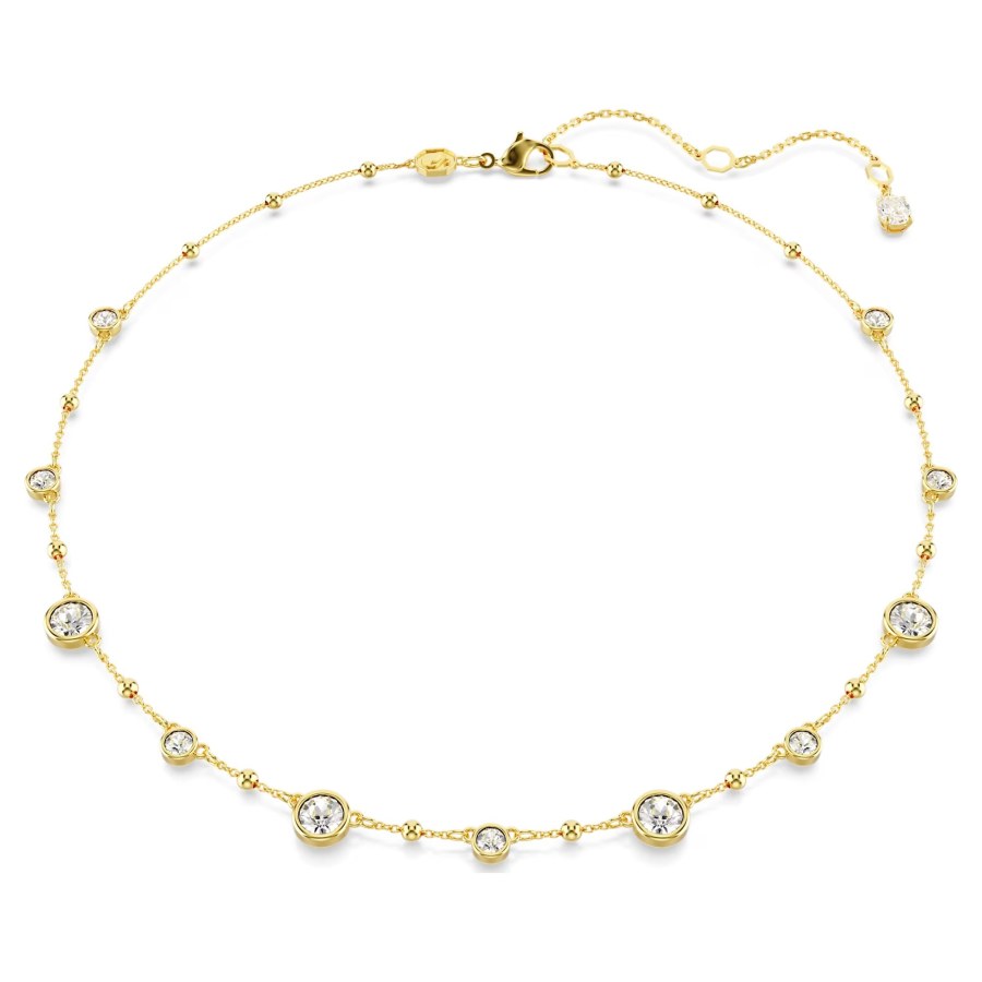 Swarovski Módní pozlacený náhrdelník s křišťály Imber 5680090 - Náhrdelníky