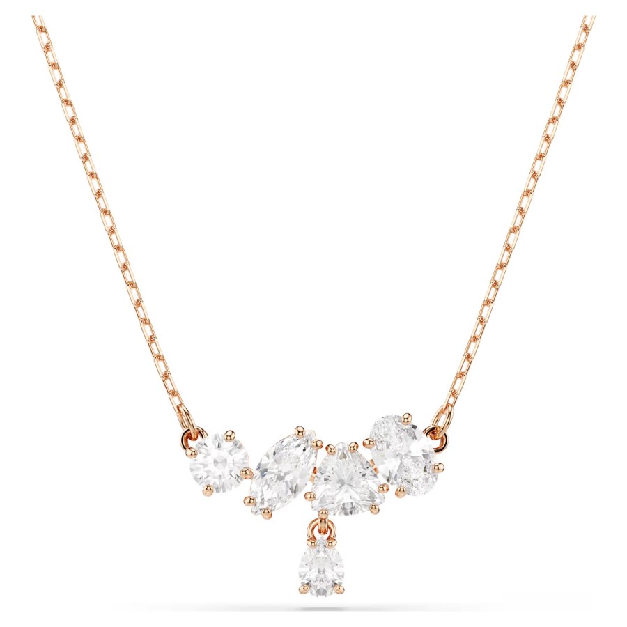 Swarovski Pozlacený náhrdelník se třpytivými zirkony Mesmera 5747996