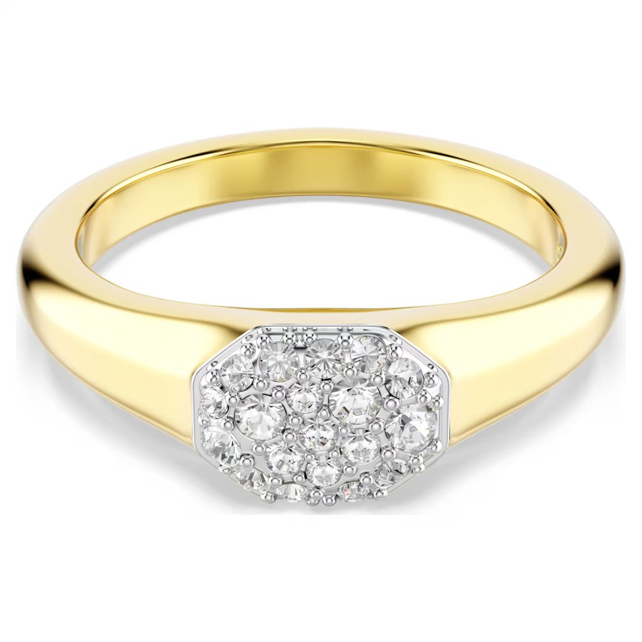 Swarovski Pozlacený okouzlující prsten Dextera 573285 48 mm - Prsteny Prsteny s&nbsp;kamínkem