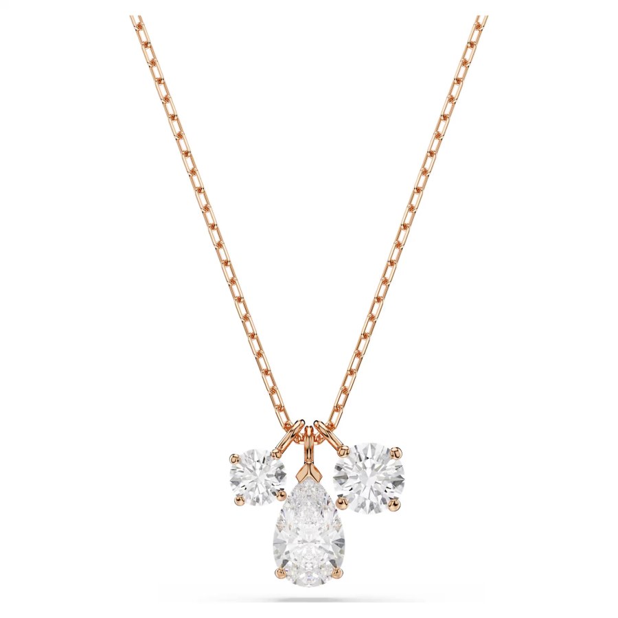 Swarovski Půvabný pozlacený náhrdelník Mesmera 5734245 - Náhrdelníky Náhrdelníky s kameny