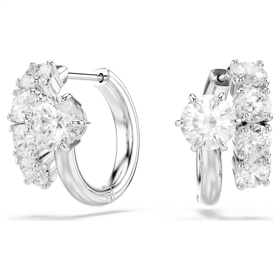 Swarovski Úchvatné kruhové náušnice Matrix 5753572