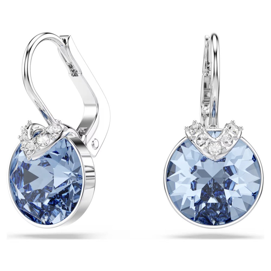 Swarovski Půvabné náušnice s&nbsp;modrými Swarovski krystaly Bella 5734234 - Náušnice Visací náušnice