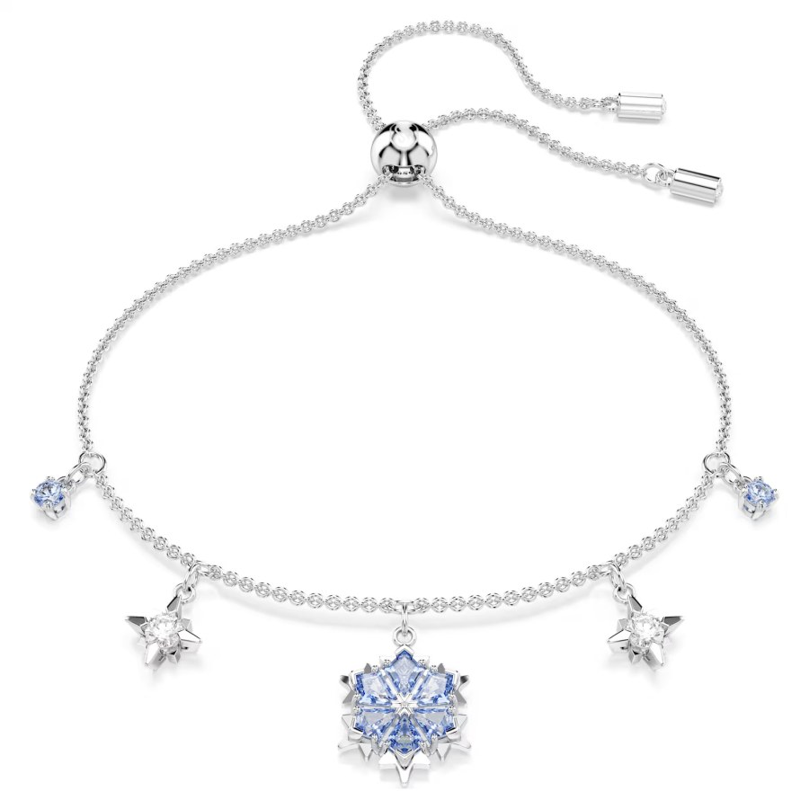 Swarovski Půvabný náramek se Swarovski zirkony Sněhové vločky Magic 5734244 - Náramky Řetízkové náramky
