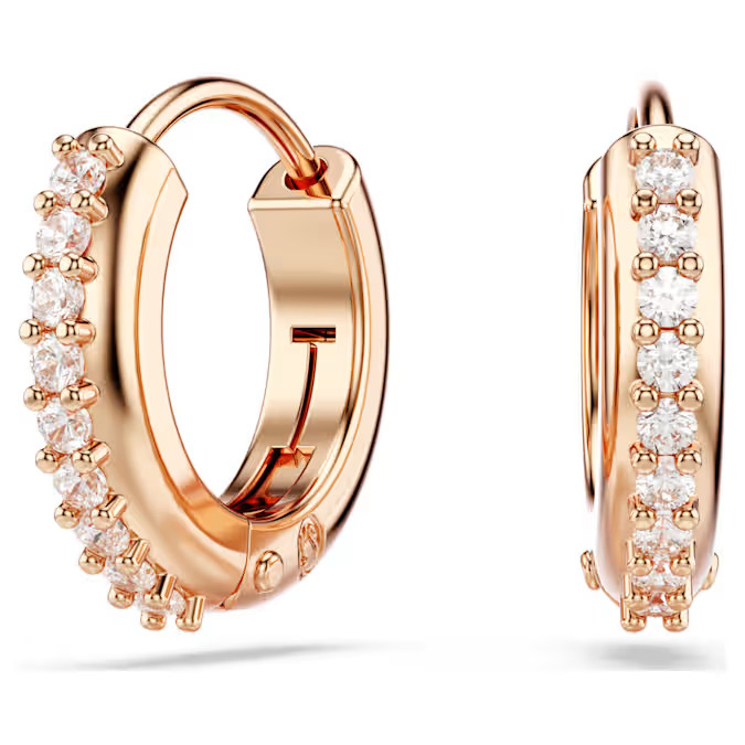 Swarovski Růžovozlaté kruhy se zirkony Matrix 5690669 Swarovski Růžovozlaté kruhy se zirkony Matrix 5690669 - Náušnice Kruhy