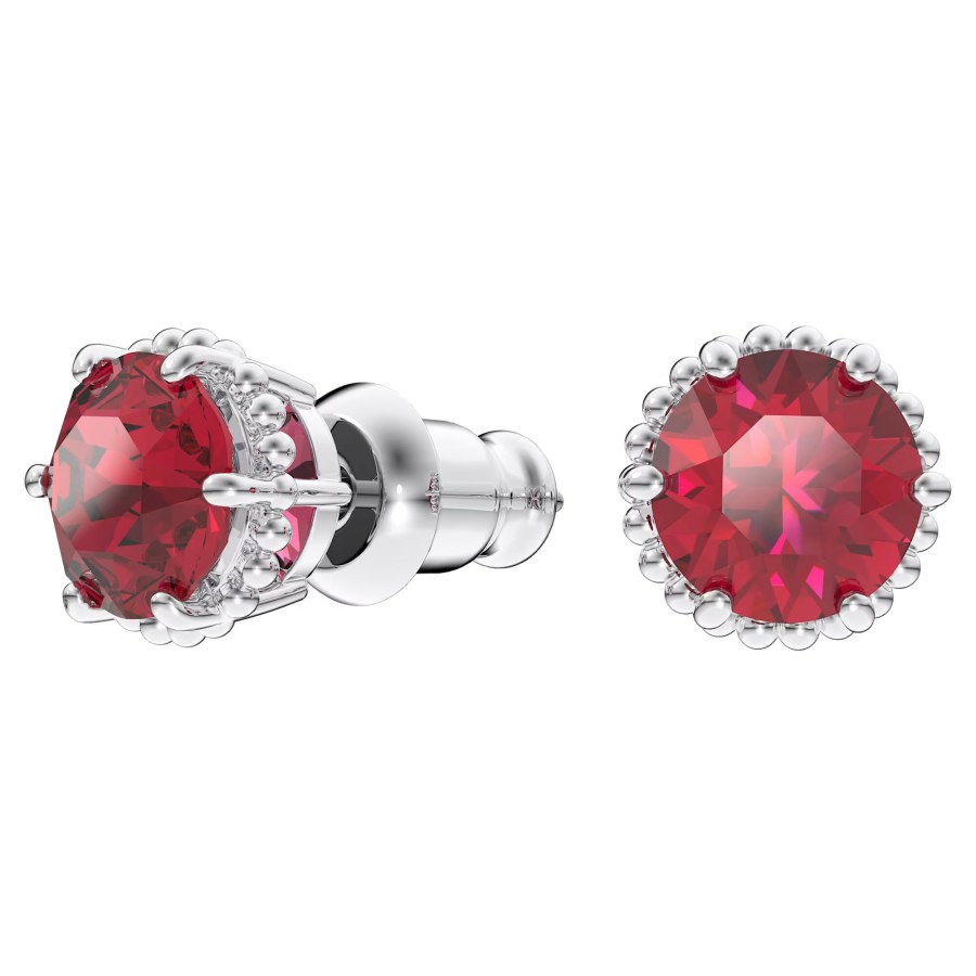 Swarovski Slušivé náušnice pro ženy narozené v červnu Birthstone 5615515 - Náušnice Pecky