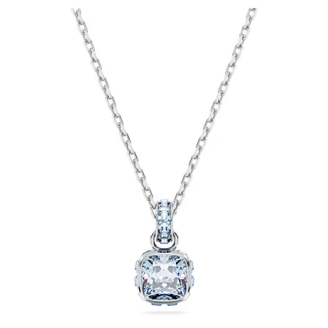 Swarovski Slušivý náhrdelník pro ženy narozené v březnu Birthstone 5651794 - Náhrdelníky