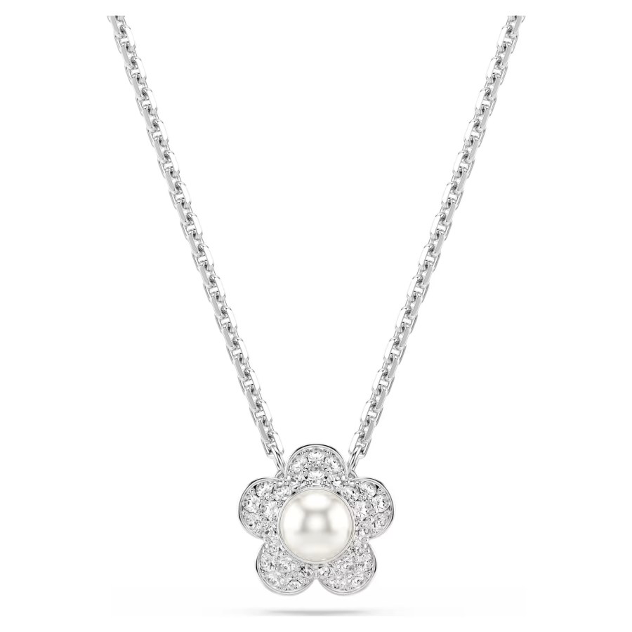 Swarovski Květinový náhrdelník s perlou Ariana Grande x Swarovski 5755817
