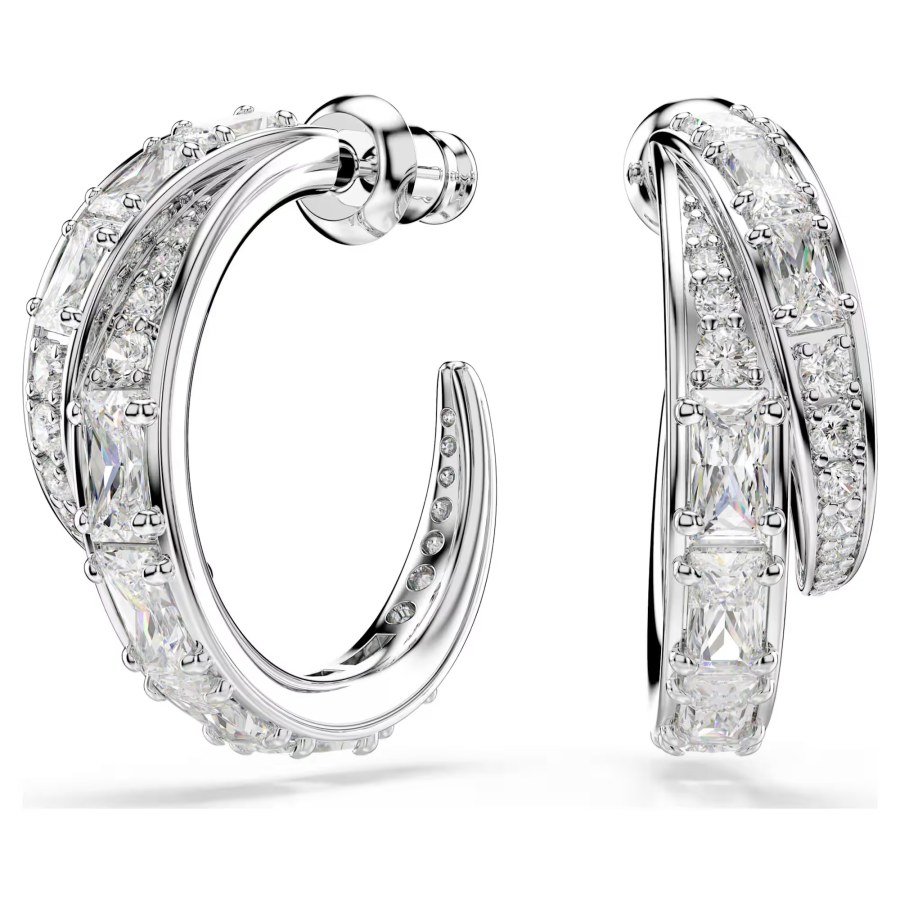 Swarovski Stylové kruhové náušnice s zirkony Vienna 5749069