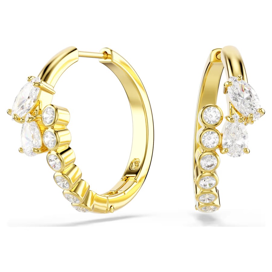 Swarovski Moderní kruhové náušnice se Swarovski zirconia Mesmera 5761975