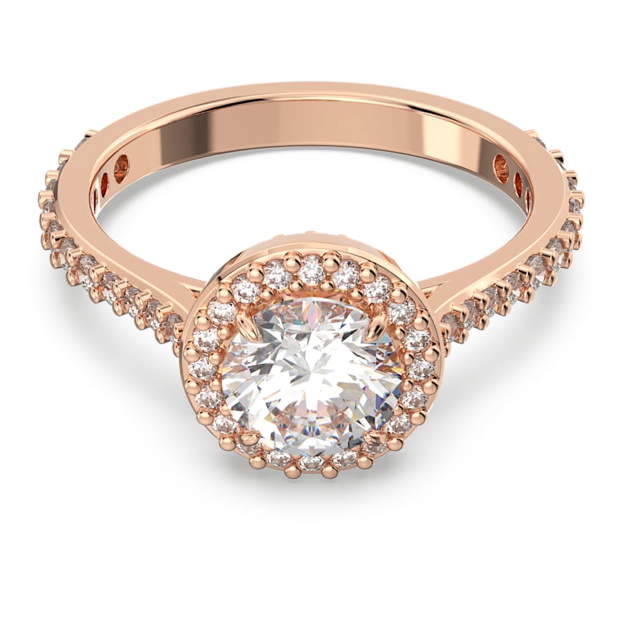 Swarovski Třpytivý bronzový prsten s krystaly Constella 5642640 58 mm - Prsteny Prsteny s kamínkem