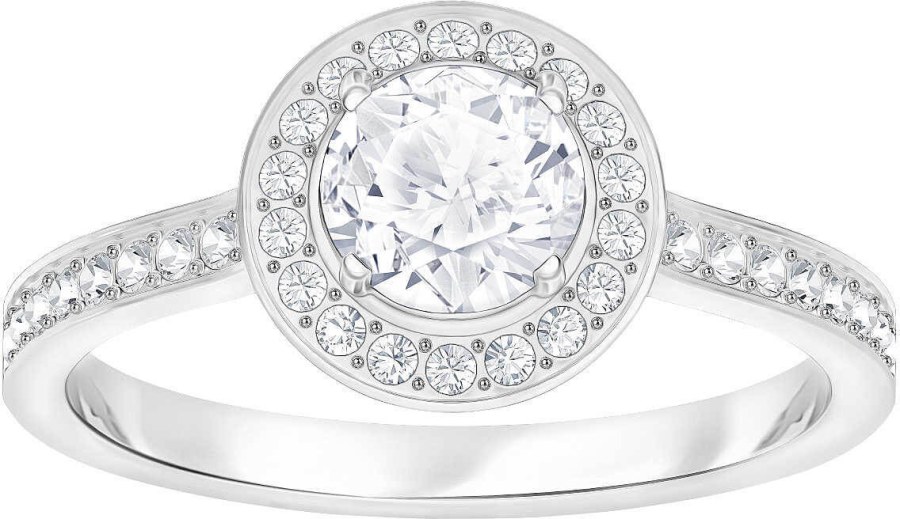 Swarovski Třpytivý prsten s krystaly Angelic 5412053 60 mm - Prsteny Prsteny s kamínkem