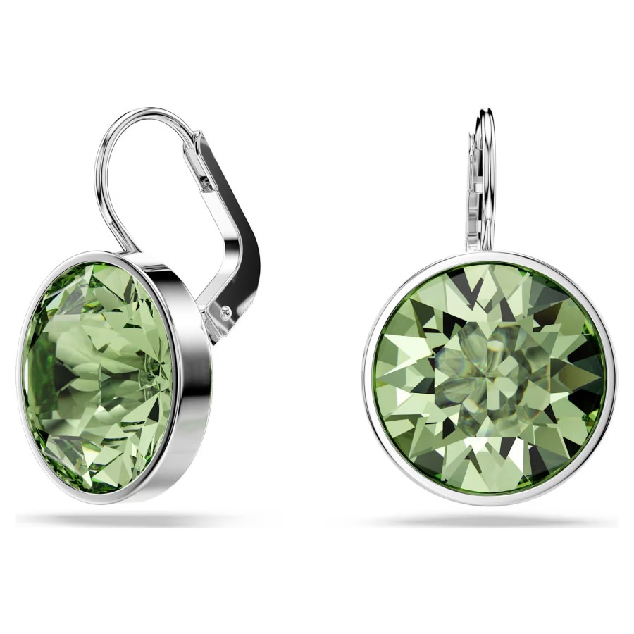 Swarovski Výrazné náušnice se zeleným krystalem Bella 5724291 Swarovski Výrazné náušnice se zeleným krystalem Bella 5724291 - Náušnice Visací náušnice