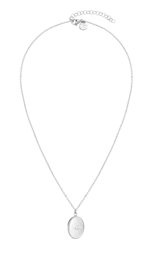 Tamaris Elegantní ocelový náhrdelník s medailonem TJ-0095-N-50 - Náhrdelníky