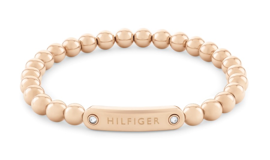 Tommy Hilfiger Bronzový korálkový náramek pro ženy Metal Beads 2780936 - Náramky Korálkové náramky