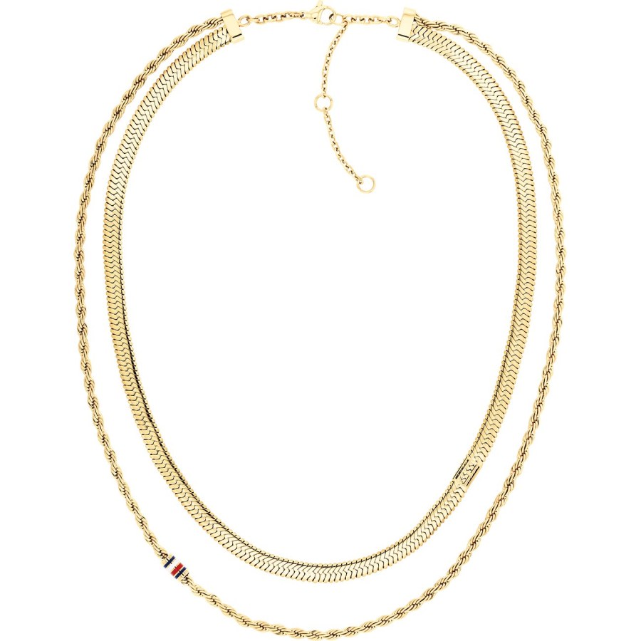 Tommy Hilfiger Elegantní pozlacený náhrdelník 2780980 Tommy Hilfiger Elegantní pozlacený náhrdelník 2780980 - Náhrdelníky