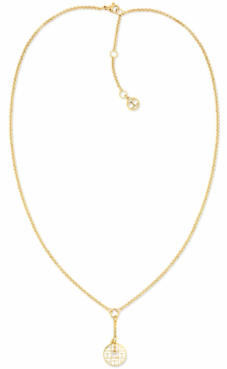 Tommy Hilfiger Elegantní pozlacený náhrdelník s přívěskem 2780484 - Náhrdelníky