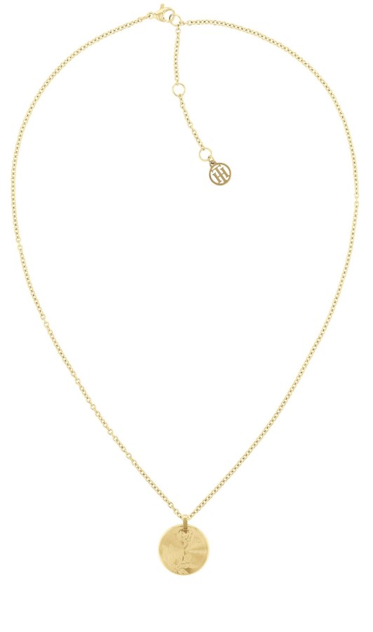 Tommy Hilfiger Elegantní pozlacený náhrdelník s&nbsp;přívěskem 2780590 - Náhrdelníky