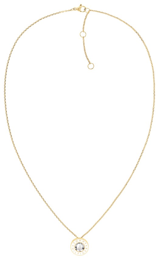 Tommy Hilfiger Elegantní pozlacený náhrdelník s krystalem Layered 2780801 - Náhrdelníky