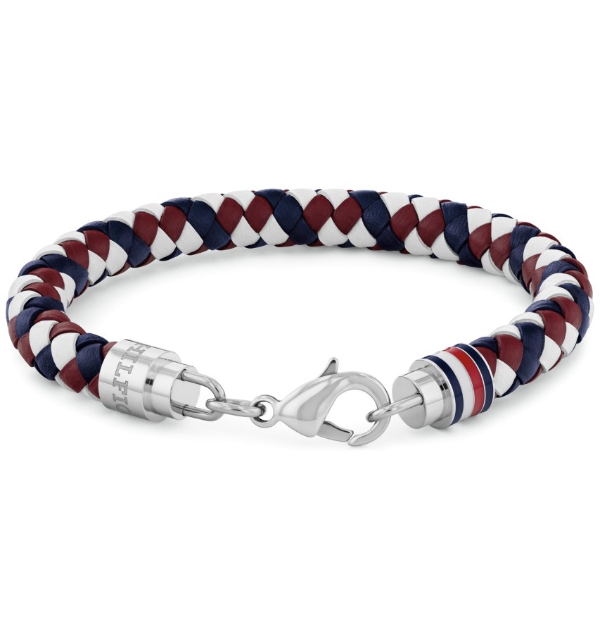 Tommy Hilfiger Kožený tricolor náramek pro muže Tyson 2790633 Tommy Hilfiger Kožený tricolor náramek pro muže Tyson 2790633 - Náramky Kožené náramky