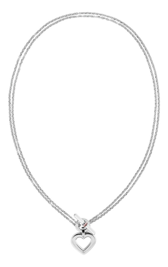 Tommy Hilfiger Luxusní dvojitý náhrdelník se srdcovým přívěskem Toggle Heart 2780967 Tommy Hilfiger Luxusní dvojitý náhrdelník se srdcovým přívěskem Toggle Heart 2780967 - Náhrdelníky
