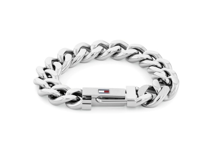 Tommy Hilfiger Masivní pánský náramek z oceli Wild 2790637 Tommy Hilfiger Masivní pánský náramek z oceli Wild 2790637 - Náramky Řetízkové náramky