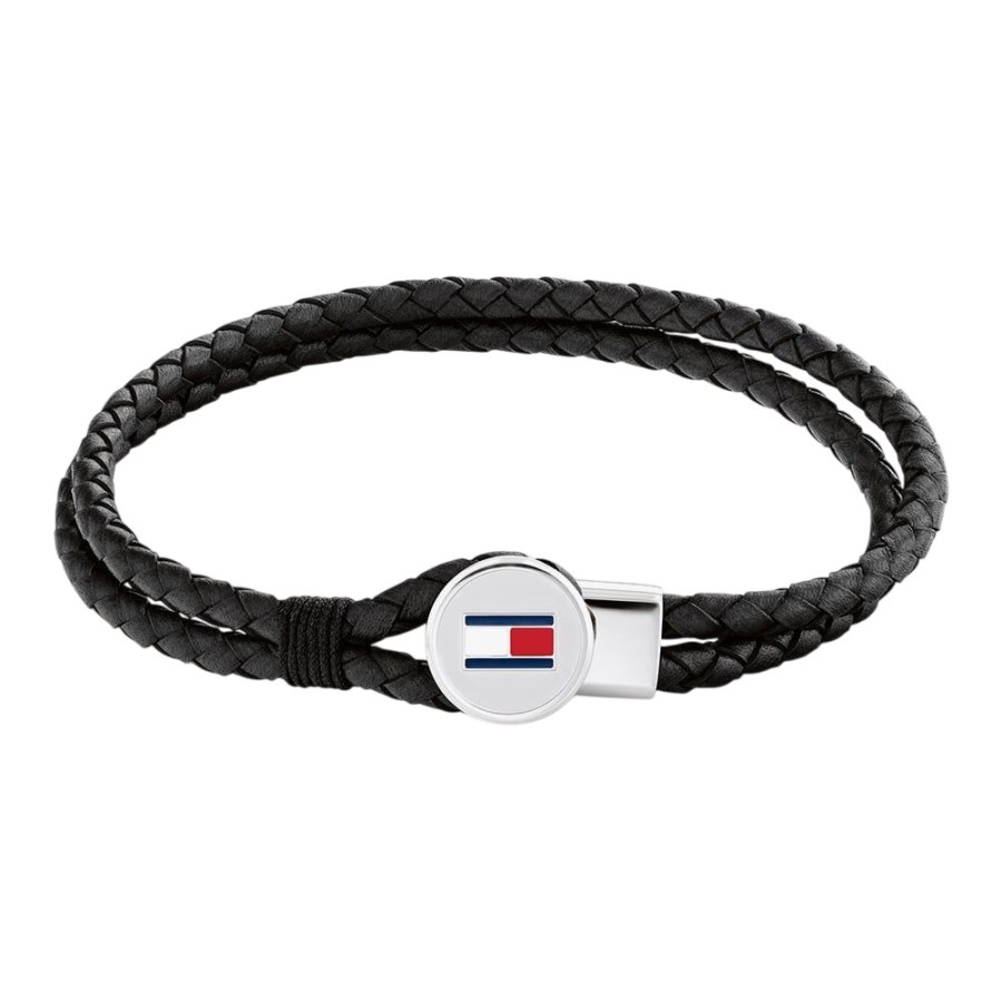 Tommy Hilfiger Moderní kožený náramek v černé barvě 2790654 Tommy Hilfiger Moderní kožený náramek v černé barvě 2790654 - Náramky Kožené náramky