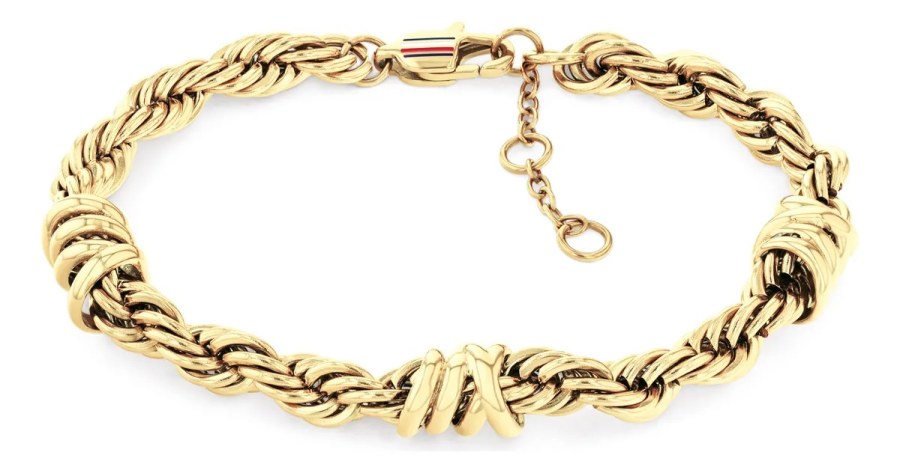 Tommy Hilfiger Moderní pozlacený náramek Nautical Charms 2781026