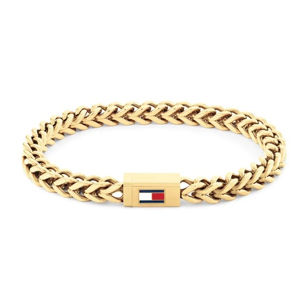 Tommy Hilfiger Moderní pozlacený náramek pro muže 2790648 19 cm - Náramky Řetízkové náramky