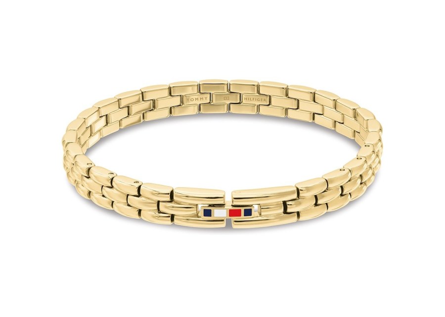 Tommy Hilfiger Moderní pozlacený náramek pro ženy 2781088 - Náramky Řetízkové náramky