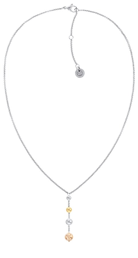Tommy Hilfiger Módní dámský náhrdelník z oceli Metallic Orb 2780819