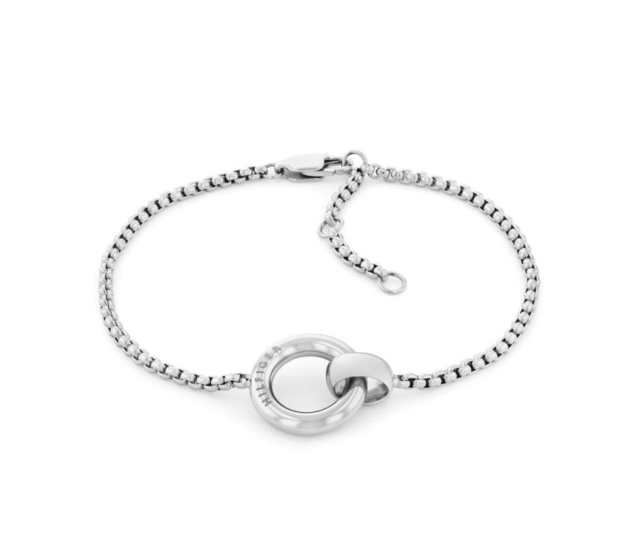 Tommy Hilfiger Nadčasový ocelový náramek pro ženy Circles 2780946 Tommy Hilfiger Nadčasový ocelový náramek pro ženy Circles 2780946 - Náramky Řetízkové náramky