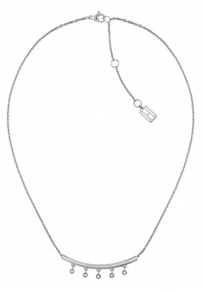 Tommy Hilfiger Něžný ocelový náhrdelník s krystaly TH2780228 - Náhrdelníky