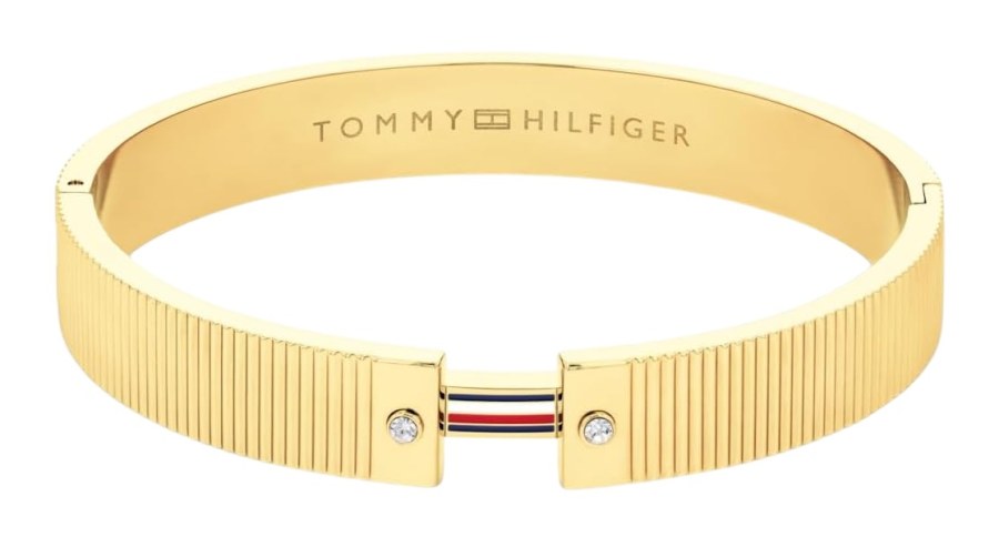 Tommy Hilfiger Okouzlující pevný náramek s&nbsp;krystaly Stripes 2781046 - Náramky Pevné náramky