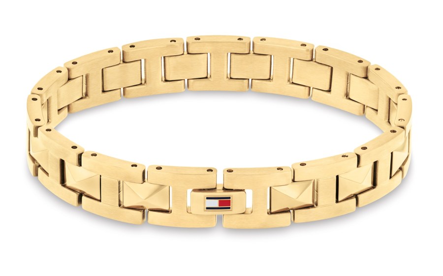 Tommy Hilfiger Pánský pozlacený náramek Geometric 2790567 - Náramky Řetízkové náramky