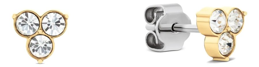 Tommy Hilfiger Pozlacené náušnice pecky s&nbsp;krystaly Essential 2781033 - Náušnice Pecky