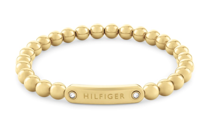 Tommy Hilfiger Pozlacený korálkový náramek pro ženy Metal Beads 2780935 - Náramky Korálkové náramky