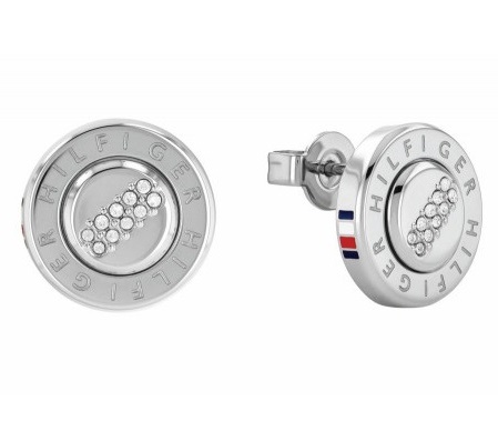 Tommy Hilfiger Ocelové náušnice pecky s&nbsp;krystaly 2780612 - Náušnice Pecky