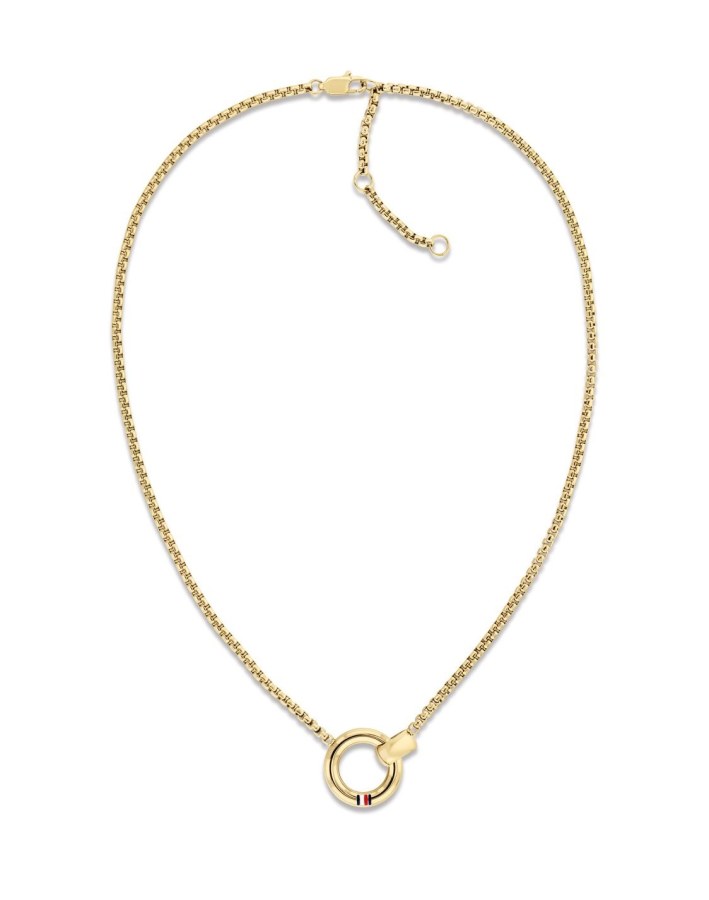 Tommy Hilfiger Půvabný náhrdelník s kruhovým přívěskem Circles 2780945 Tommy Hilfiger Půvabný náhrdelník s kruhovým přívěskem Circles 2780945 - Náhrdelníky