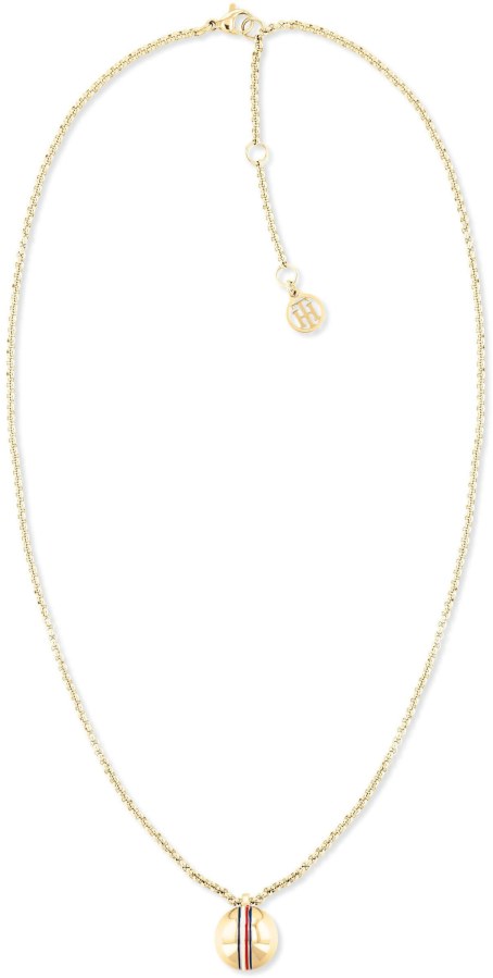 Tommy Hilfiger Půvabný pozlacený náhrdelník s přívěskem 2780492 - Náhrdelníky