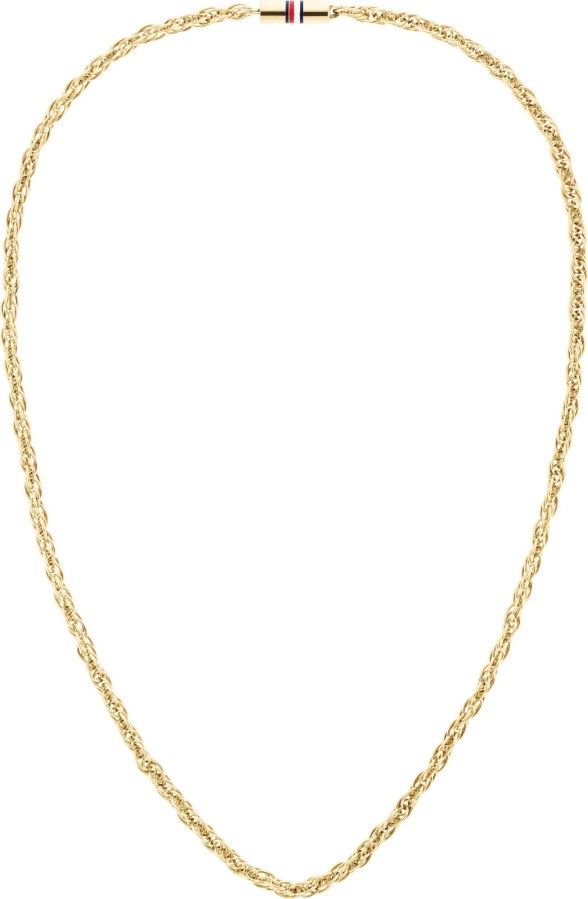 Tommy Hilfiger Slušivý náhrdelník z pozlacené oceli Ropse Chain 2790498 - Náhrdelníky