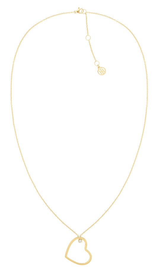 Tommy Hilfiger Slušivý pozlacený náhrdelník se srdíčkem Minimal Hearts 2780757 - Náhrdelníky