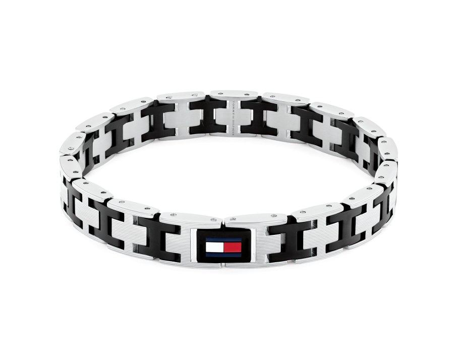 Tommy Hilfiger Stylový ocelový náramek pro muže H-Link 2790684 - Náramky Řetízkové náramky
