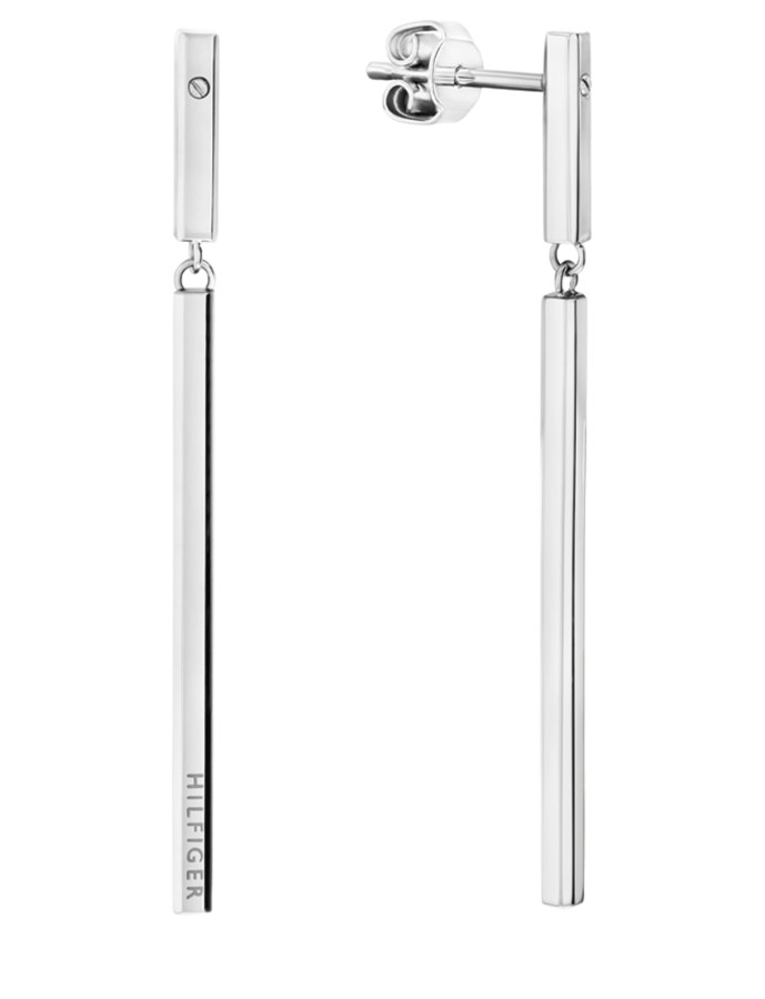 Tommy Hilfiger Visací ocelové náušnice Linear 2780954 Tommy Hilfiger Visací ocelové náušnice Linear 2780954 - Náušnice Visací náušnice