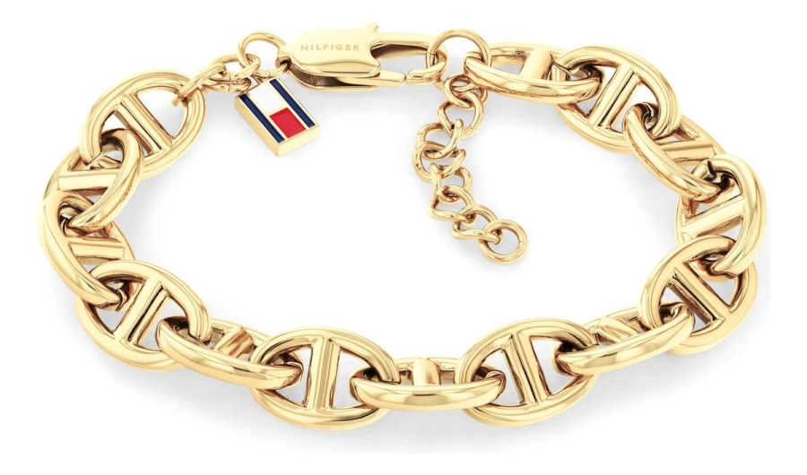 Tommy Hilfiger Výrazný pozlacený náramek Marina 2781018
