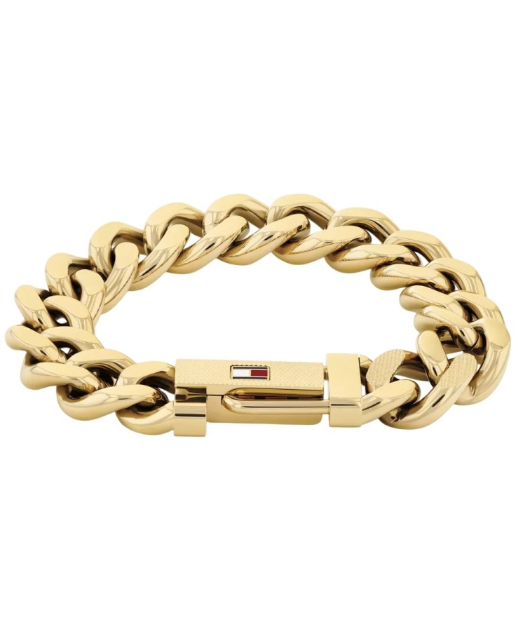 Tommy Hilfiger Výrazný pozlacený náramek z oceli Wild 2790638 Tommy Hilfiger Výrazný pozlacený náramek z oceli Wild 2790638 - Náramky Řetízkové náramky